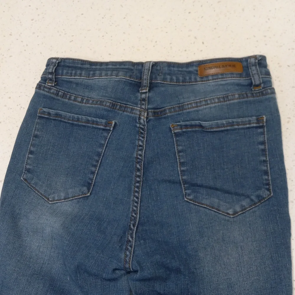 Kendall & Kylie Distressed Blue Denim Jeans - Picture 4 of 5